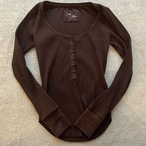 Aerie essential Henley layering t shirt